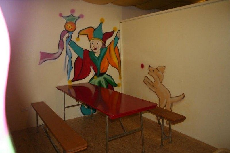 Bunter Harlekin – Dekoration