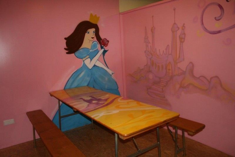 Prinzessinnen-Bereich für Kinder