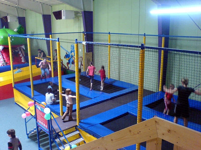 Trampolinbereich